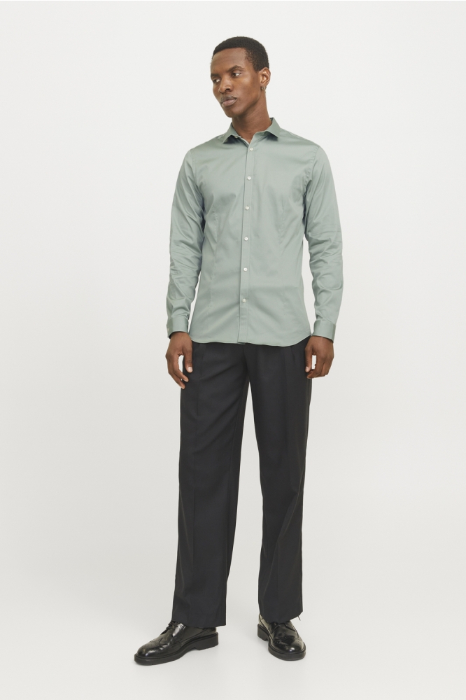 JPRBLAPARMA SHIRT L/S NOOS 12097662 ICEBERG GREEN
